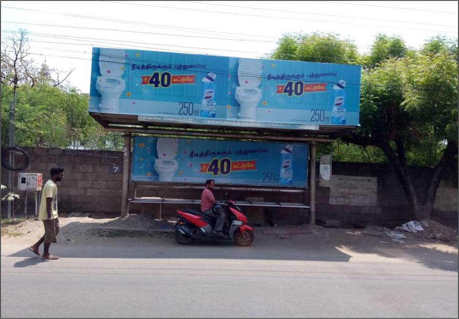 Bus Shelter-KK Nagar, Madurai, Tamilnadu Bus Shelter-KK Nagar, Madurai, Tamilnadu