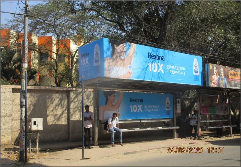 Bus Shelter-Lady Doak College, Madurai, Tamilnadu Bus Shelter-Lady Doak College, Madurai, Tamilnadu