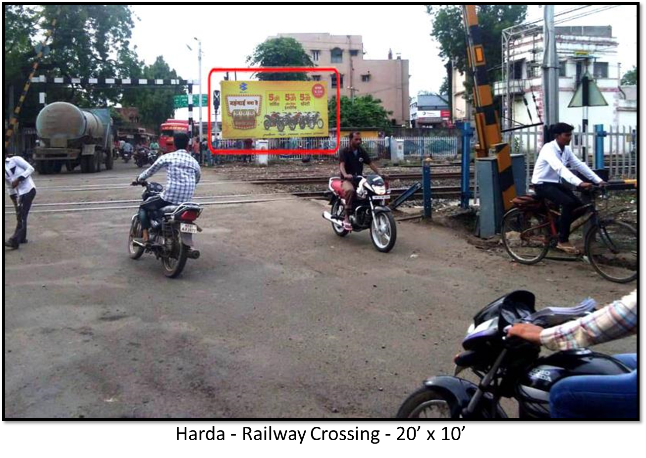 Billboard - Railway Crossing, Harda, Madhya Pradesh Billboard - Railway Crossing, Harda, Madhya Pradesh