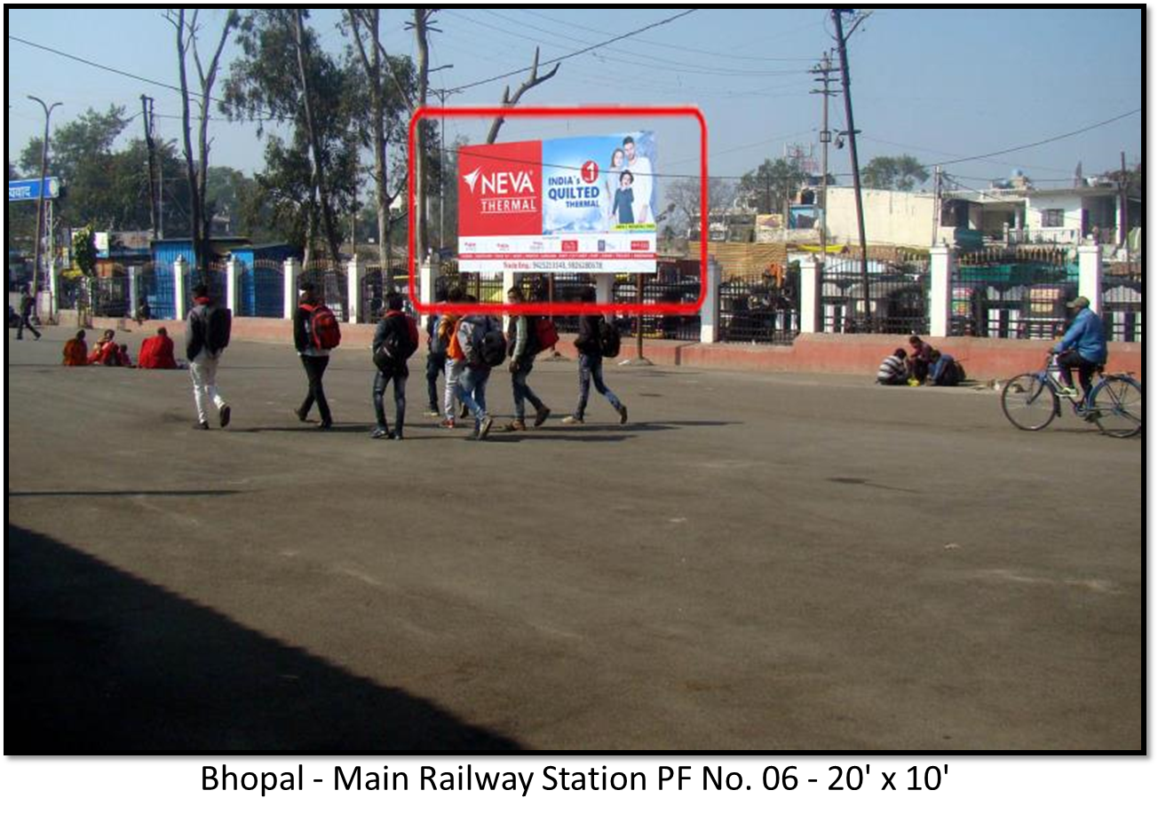 Billboard - Railway Station, Bhopal, Madhya Pradesh Billboard - Railway Station, Bhopal, Madhya Pradesh