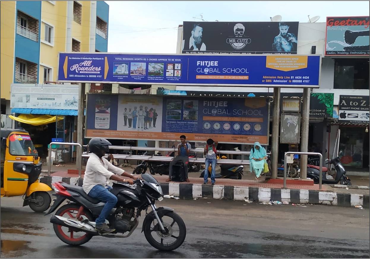 Outdoor Advertising - SS Bus Shelter, Egatur, Chennai, Tamil Nadu-1653371102 Outdoor Advertising - SS Bus Shelter, Egatur, Chennai, Tamil Nadu-1653371102