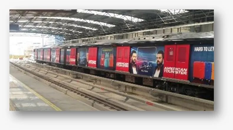 Kochi Metro - Exterior Wrap