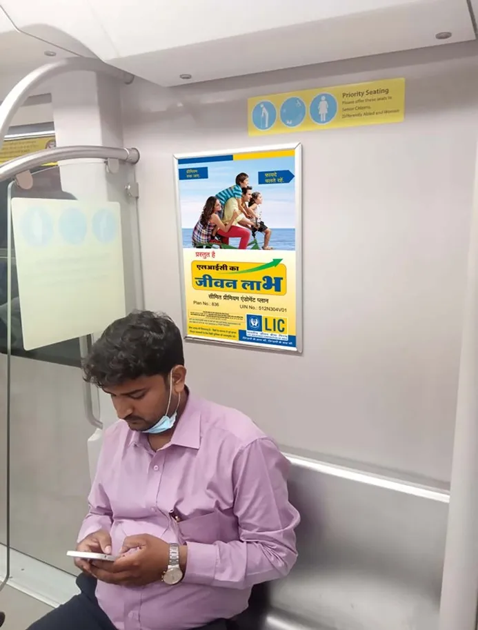 Lucknow Metro - Red Line Interior Panels Lucknow Metro - Red Line Interior Panels